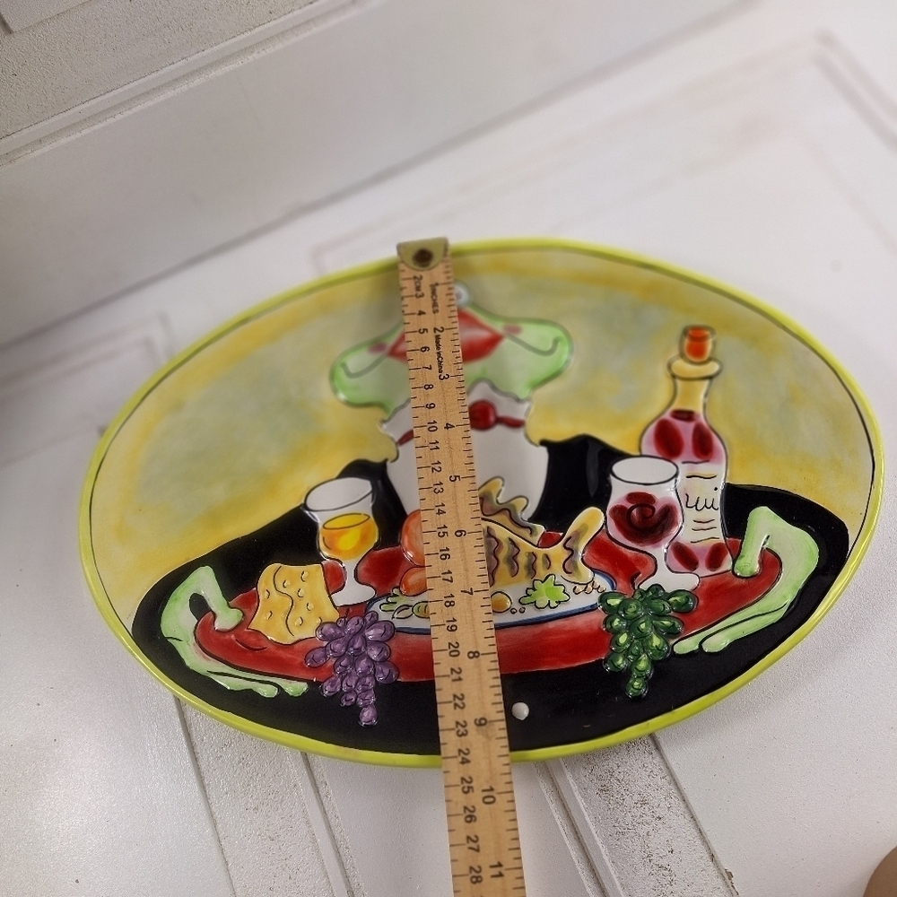 Farm Gourmet Green Frog Waiter Platter - Picture 4 of 11